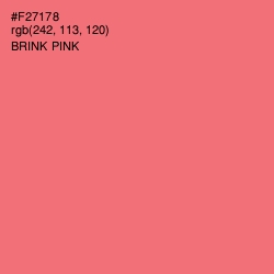 #F27178 - Brink Pink Color Image