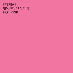 #F275A1 - Hot Pink Color Image