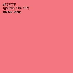 #F2777F - Brink Pink Color Image