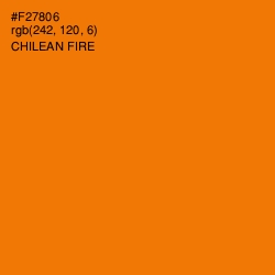 #F27806 - Chilean Fire Color Image