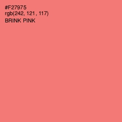 #F27975 - Brink Pink Color Image