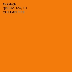 #F27B0B - Chilean Fire Color Image