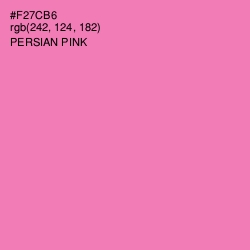 #F27CB6 - Persian Pink Color Image