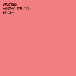 #F27E80 - Froly Color Image