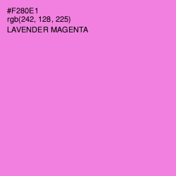 #F280E1 - Lavender Magenta Color Image