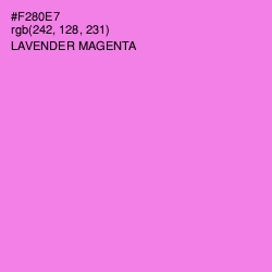 #F280E7 - Lavender Magenta Color Image