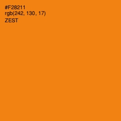 #F28211 - Zest Color Image