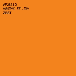 #F2831D - Zest Color Image