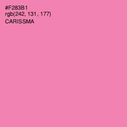 #F283B1 - Carissma Color Image