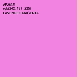 #F283E1 - Lavender Magenta Color Image