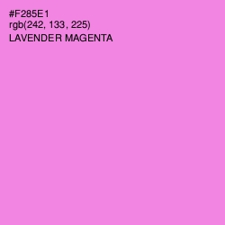 #F285E1 - Lavender Magenta Color Image
