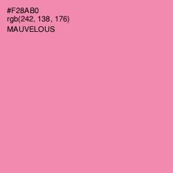 #F28AB0 - Mauvelous Color Image