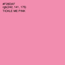 #F28DAF - Tickle Me Pink Color Image