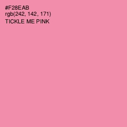 #F28EAB - Tickle Me Pink Color Image