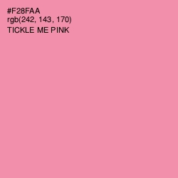 #F28FAA - Tickle Me Pink Color Image