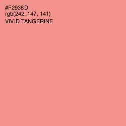 #F2938D - Vivid Tangerine Color Image