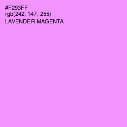 #F293FF - Lavender Magenta Color Image