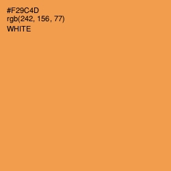 #F29C4D - Tan Hide Color Image