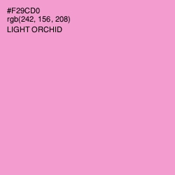 #F29CD0 - Light Orchid Color Image