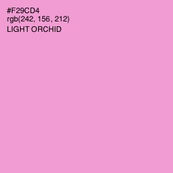 #F29CD4 - Light Orchid Color Image