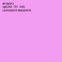 #F29DF2 - Lavender Magenta Color Image