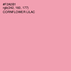 #F2A0B1 - Cornflower Lilac Color Image