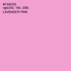 #F2A0D0 - Lavender Pink Color Image