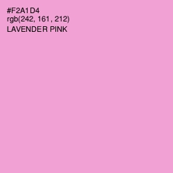 #F2A1D4 - Lavender Pink Color Image