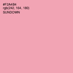 #F2A4B4 - Sundown Color Image