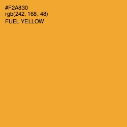 #F2A830 - Fuel Yellow Color Image