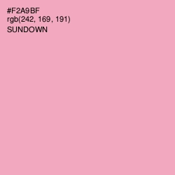 #F2A9BF - Sundown Color Image