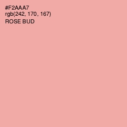 #F2AAA7 - Rose Bud Color Image