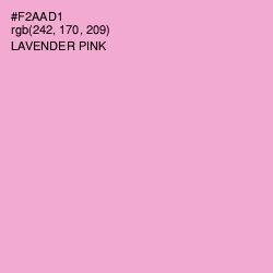 #F2AAD1 - Lavender Pink Color Image