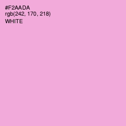 #F2AADA - Lavender Pink Color Image