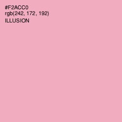 #F2ACC0 - Illusion Color Image