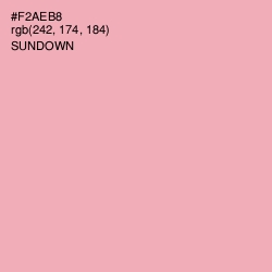 #F2AEB8 - Sundown Color Image