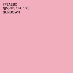 #F2AEBC - Sundown Color Image