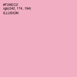 #F2AEC2 - Illusion Color Image