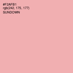 #F2AFB1 - Sundown Color Image