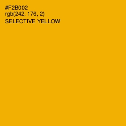 #F2B002 - Selective Yellow Color Image