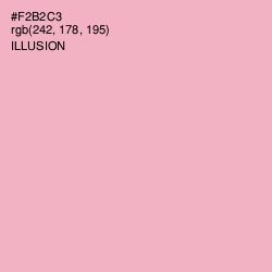 #F2B2C3 - Illusion Color Image