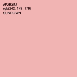 #F2B3B3 - Sundown Color Image