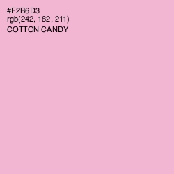 #F2B6D3 - Cotton Candy Color Image