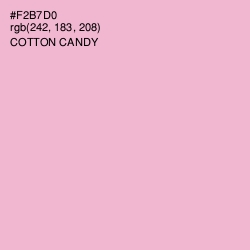 #F2B7D0 - Cotton Candy Color Image