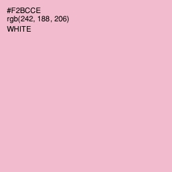 #F2BCCE - Cupid Color Image