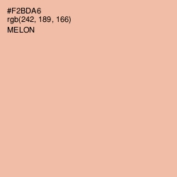 #F2BDA6 - Melon Color Image