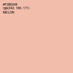 #F2BDAB - Melon Color Image