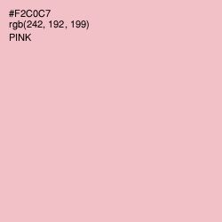 #F2C0C7 - Pink Color Image