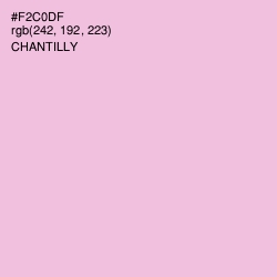 #F2C0DF - Chantilly Color Image