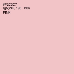 #F2C3C7 - Pink Color Image